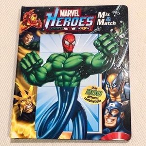 Marvel Heroes Mix & Match Hardcover Boardbook